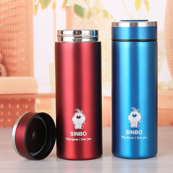 Vacuum Thermos Water Bottle Stainless Steel Double Wall Insulated Cup Gift for Women Men